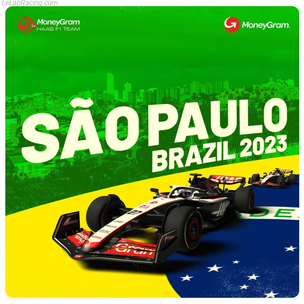 Poster équipe Grand Prix automobile de São Paulo 2023