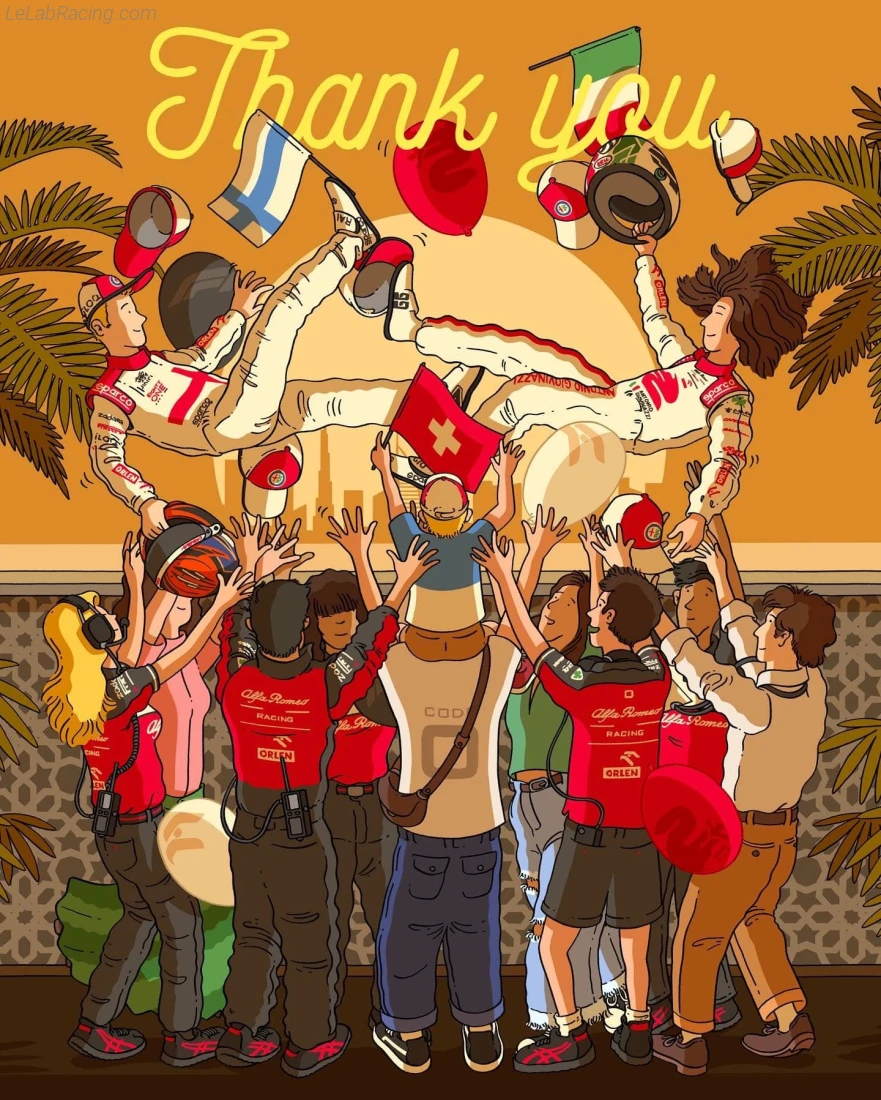 Poster équipe Grand Prix automobile d'Abou Dabi 2021