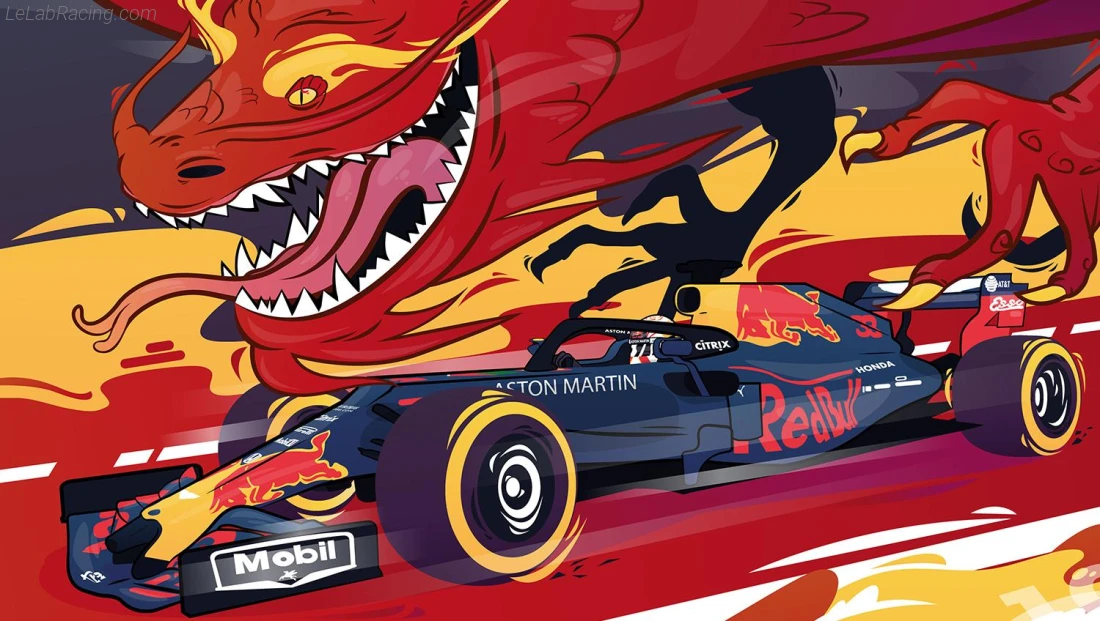 Poster équipe Grand Prix automobile de Chine 2019
