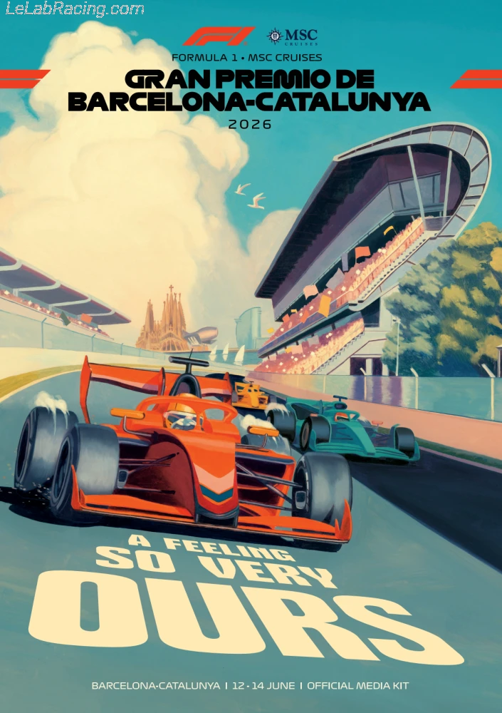 Poster d'un grand prix de la saison de F1 2026