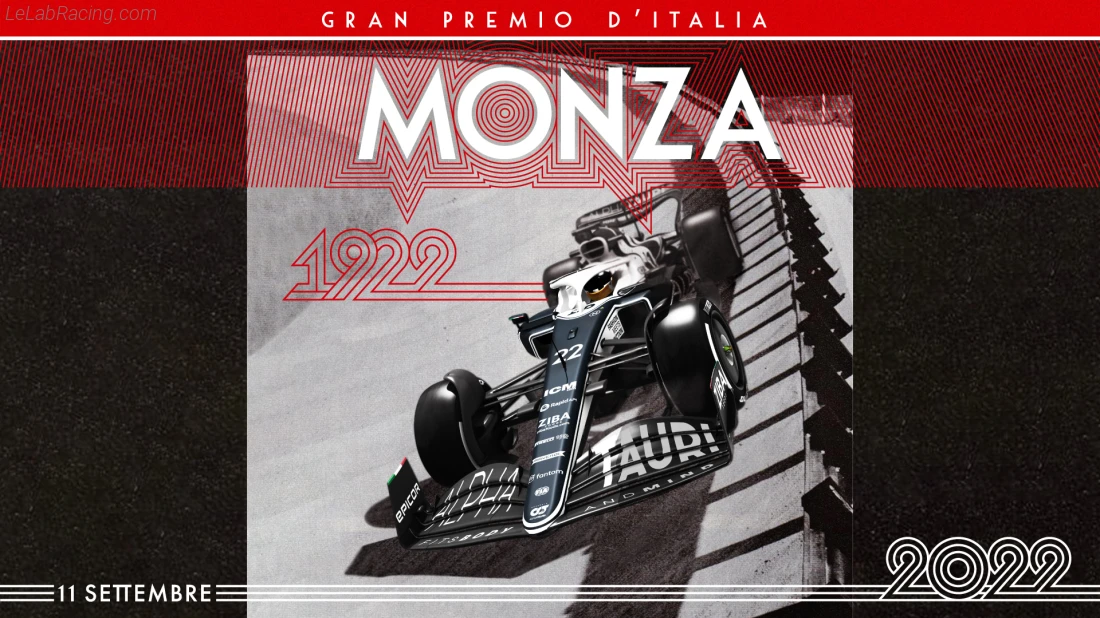 Poster équipe Grand Prix automobile d'Italie 2022