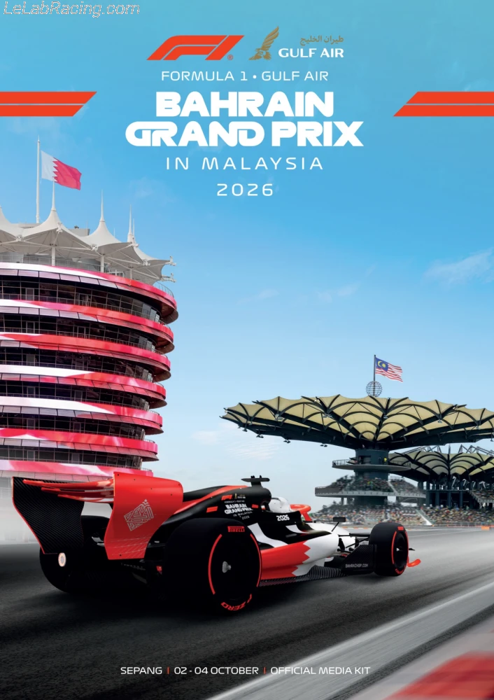 Poster d'un grand prix de la saison de F1 2026