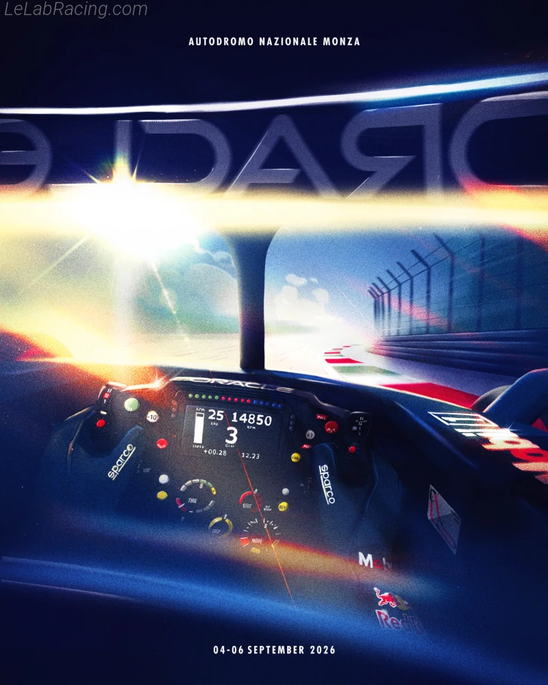Poster équipe Grand Prix automobile d'Italie 2026