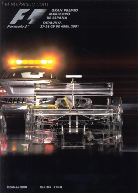 Poster d'un grand prix de la saison de F1 2001