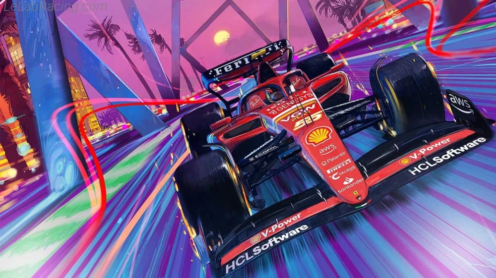Poster équipe Grand Prix automobile d'Arabie saoudite 2024