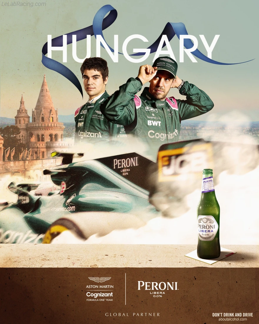 Poster équipe Grand Prix automobile de Hongrie 2021