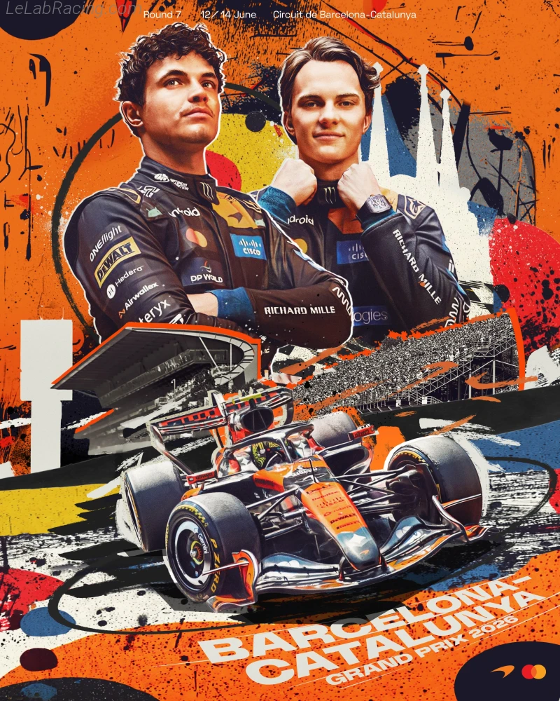 Poster équipe Barcelona Grand Prix