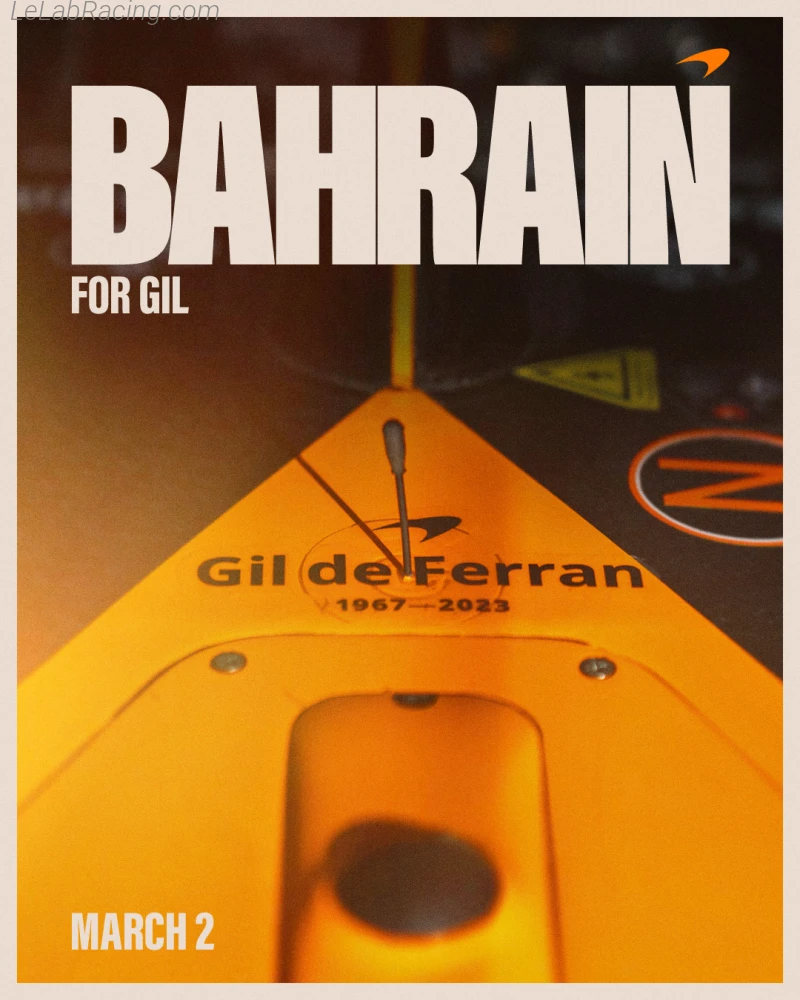 Poster équipe Grand Prix automobile de Bahreïn 2024