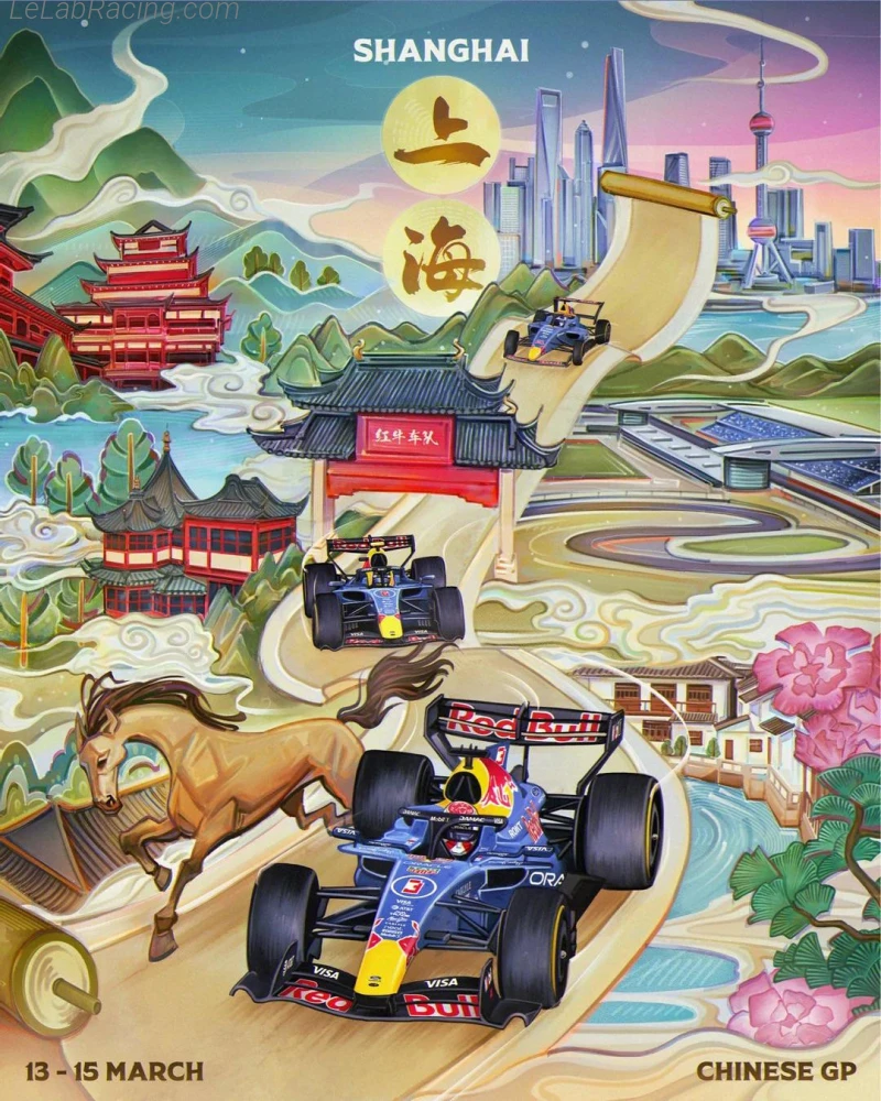 Poster équipe Grand Prix automobile de Chine 2026