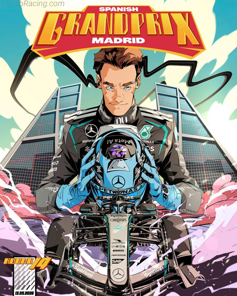 Poster équipe Grand Prix automobile d'Espagne 2026