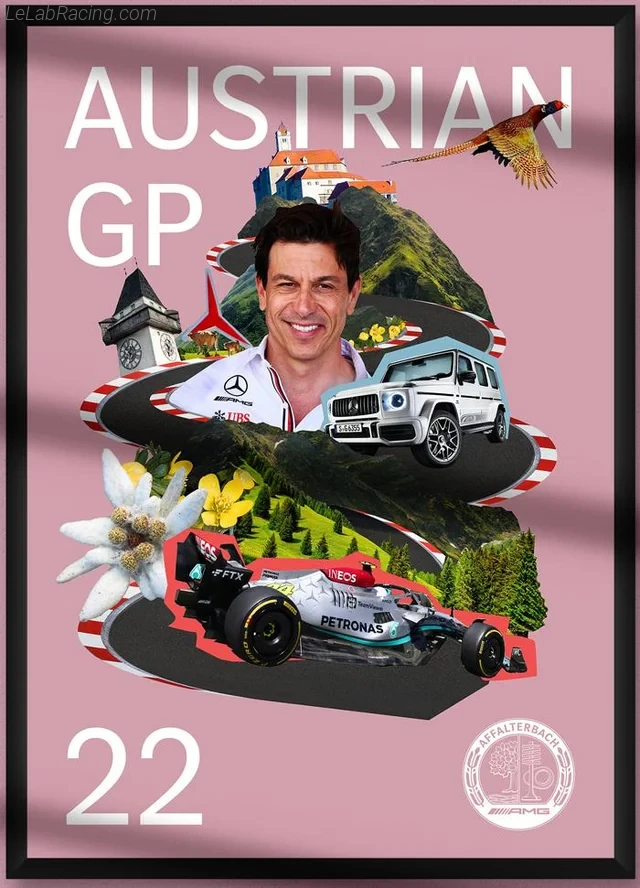Poster équipe Grand Prix automobile d'Autriche 2022