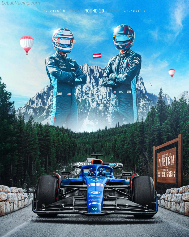 Poster équipe Grand Prix automobile d'Autriche 2023