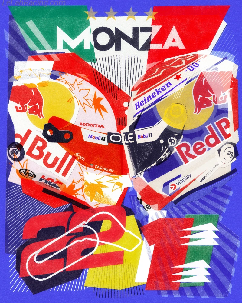 Poster équipe Grand Prix automobile d'Italie 2025