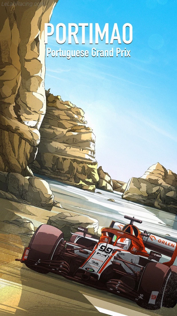 Poster équipe Grand Prix automobile du Portugal 2020