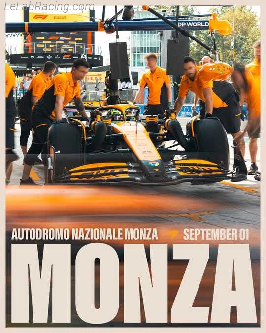 Poster équipe Grand Prix automobile d'Italie 2024