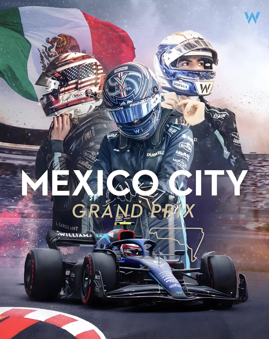 Poster équipe Mexico City Grand Prix