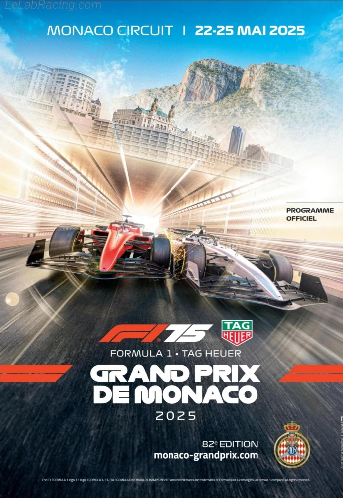 Poster d'un grand prix de la saison de F1 2025