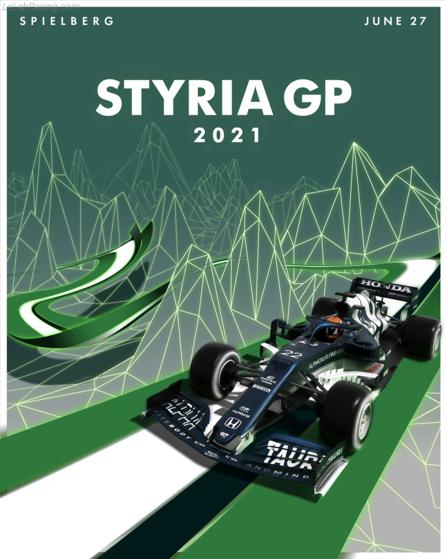 Poster équipe Grand Prix automobile de Styrie 2021