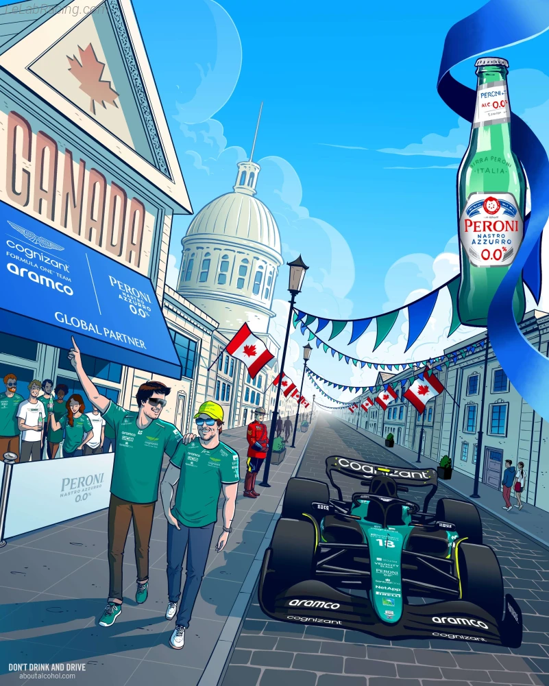 Poster équipe Grand Prix automobile du Canada 2023