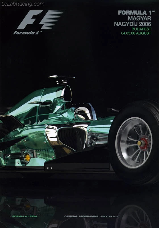 Poster d'un grand prix de la saison de F1 2006
