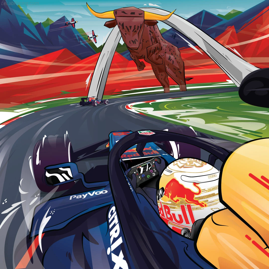 Poster équipe Grand Prix automobile d'Autriche 2020