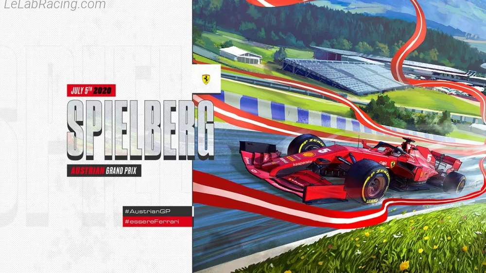 Poster équipe Grand Prix automobile d'Autriche 2020