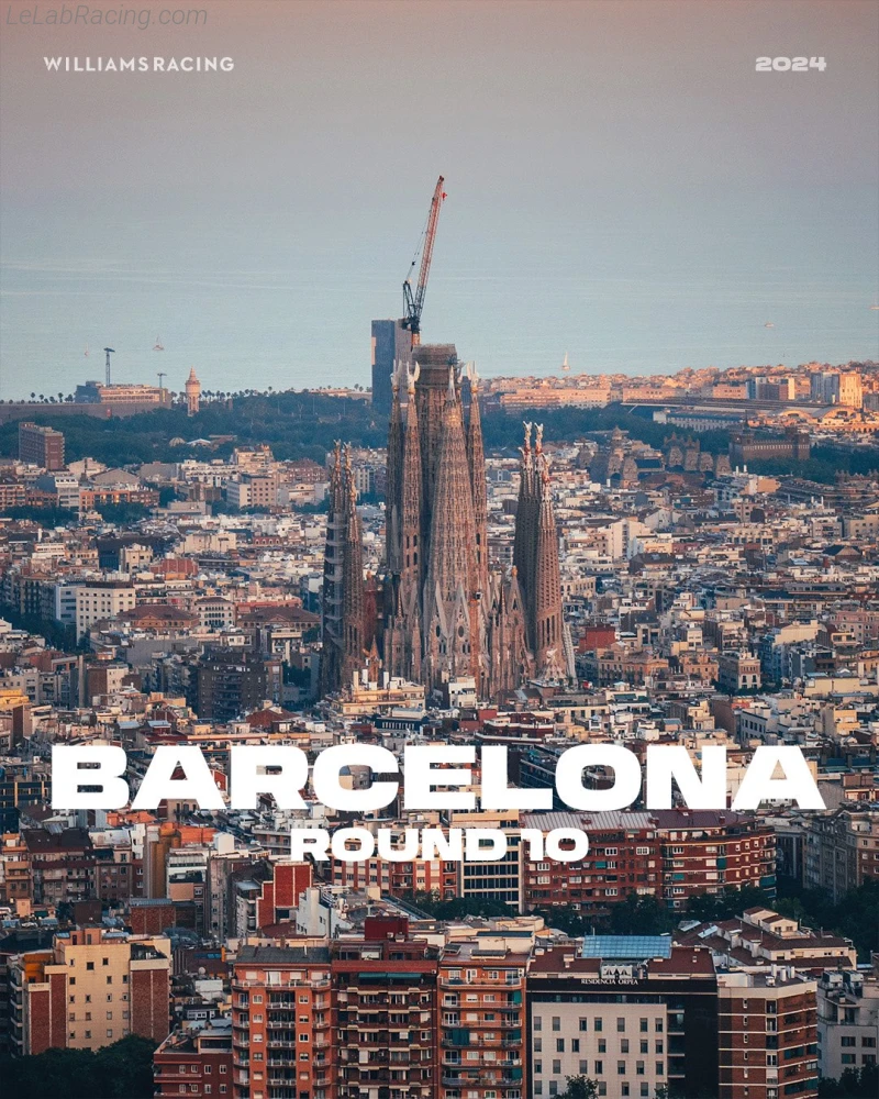 Poster équipe Grand Prix automobile d'Espagne 2024