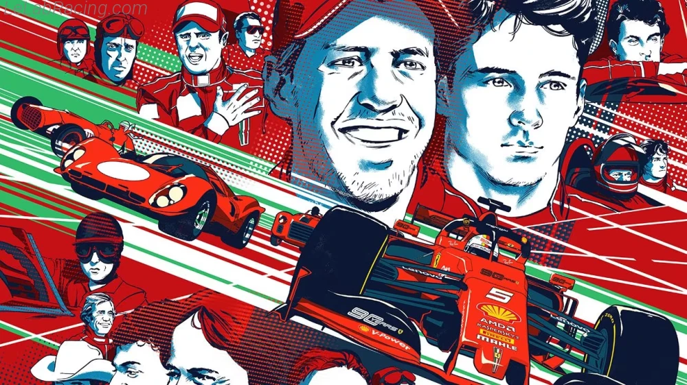 Poster équipe Grand Prix automobile d'Italie 2019
