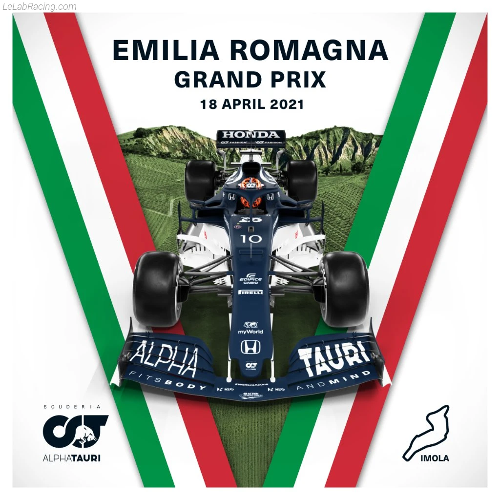 Poster équipe Grand Prix automobile d'Italie 2021