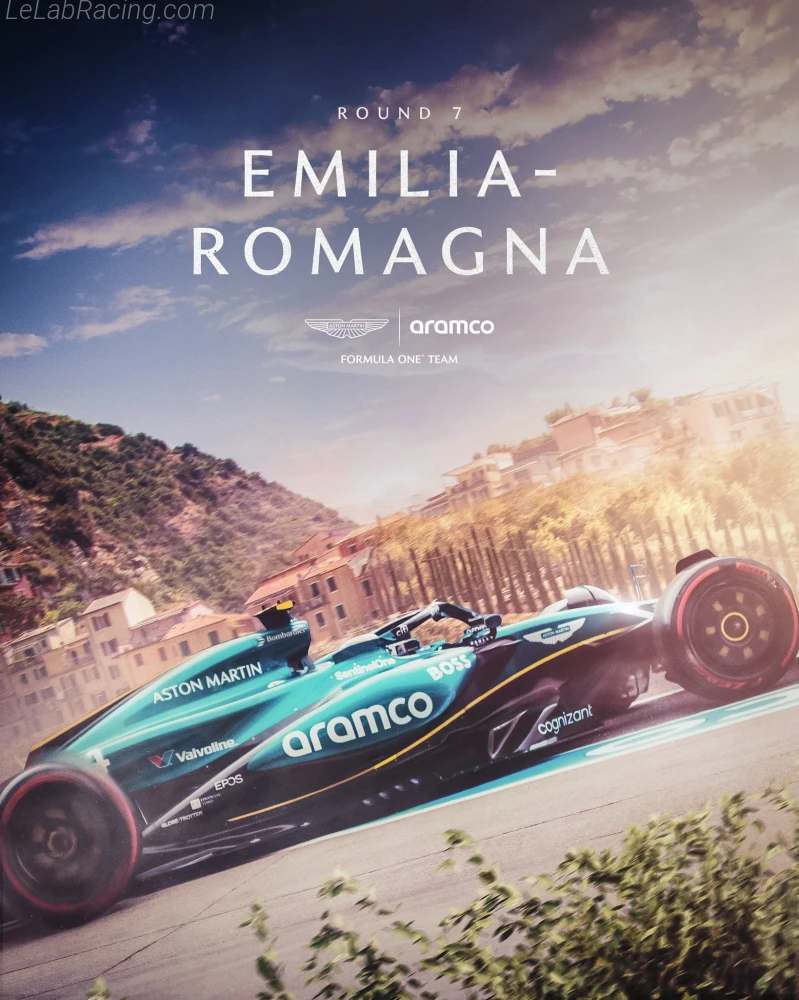Poster équipe Grand Prix automobile d'Émilie-Romagne 2024