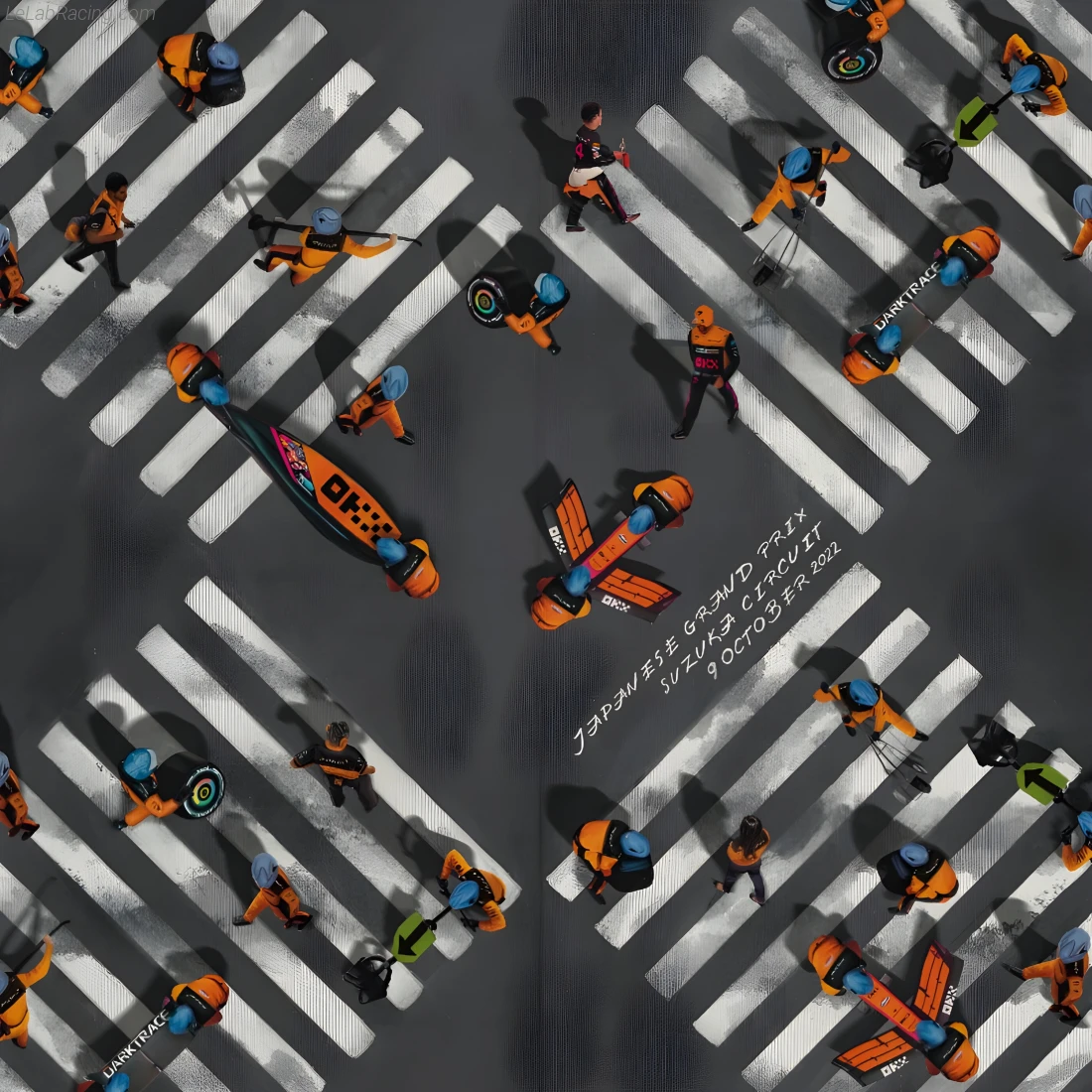 Poster équipe Grand Prix automobile du Japon 2022