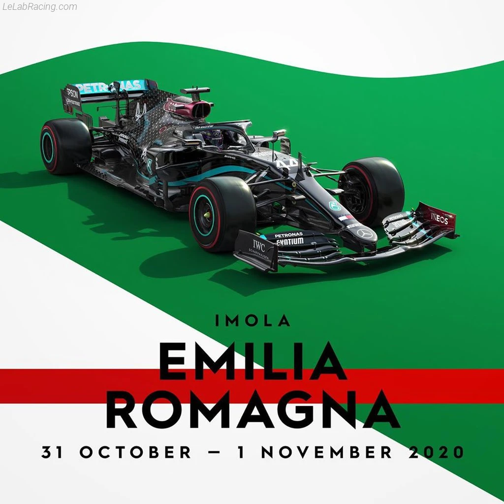 Poster équipe Grand Prix automobile d'Émilie-Romagne 2020
