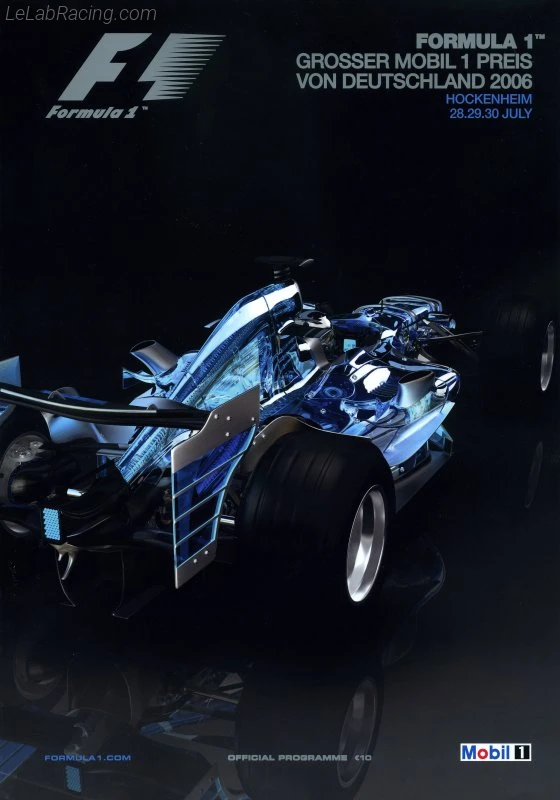 Poster d'un grand prix de la saison de F1 2006