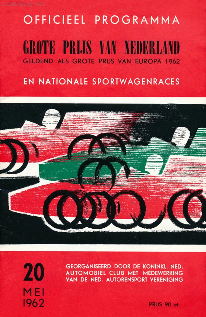 Poster d'un grand prix de la saison de F1 1962