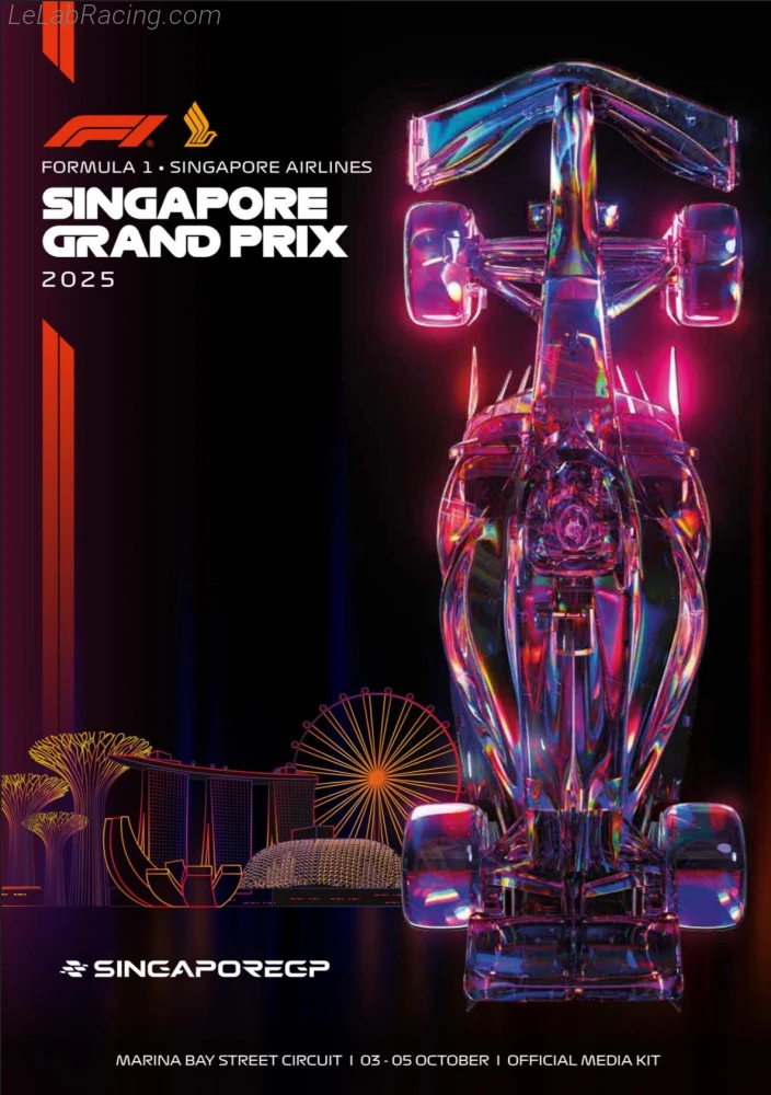 Poster du Grand Prix automobile de Singapour 2025