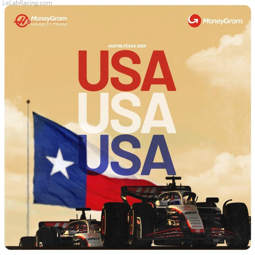 Poster équipe Grand Prix automobile des États-Unis 2023