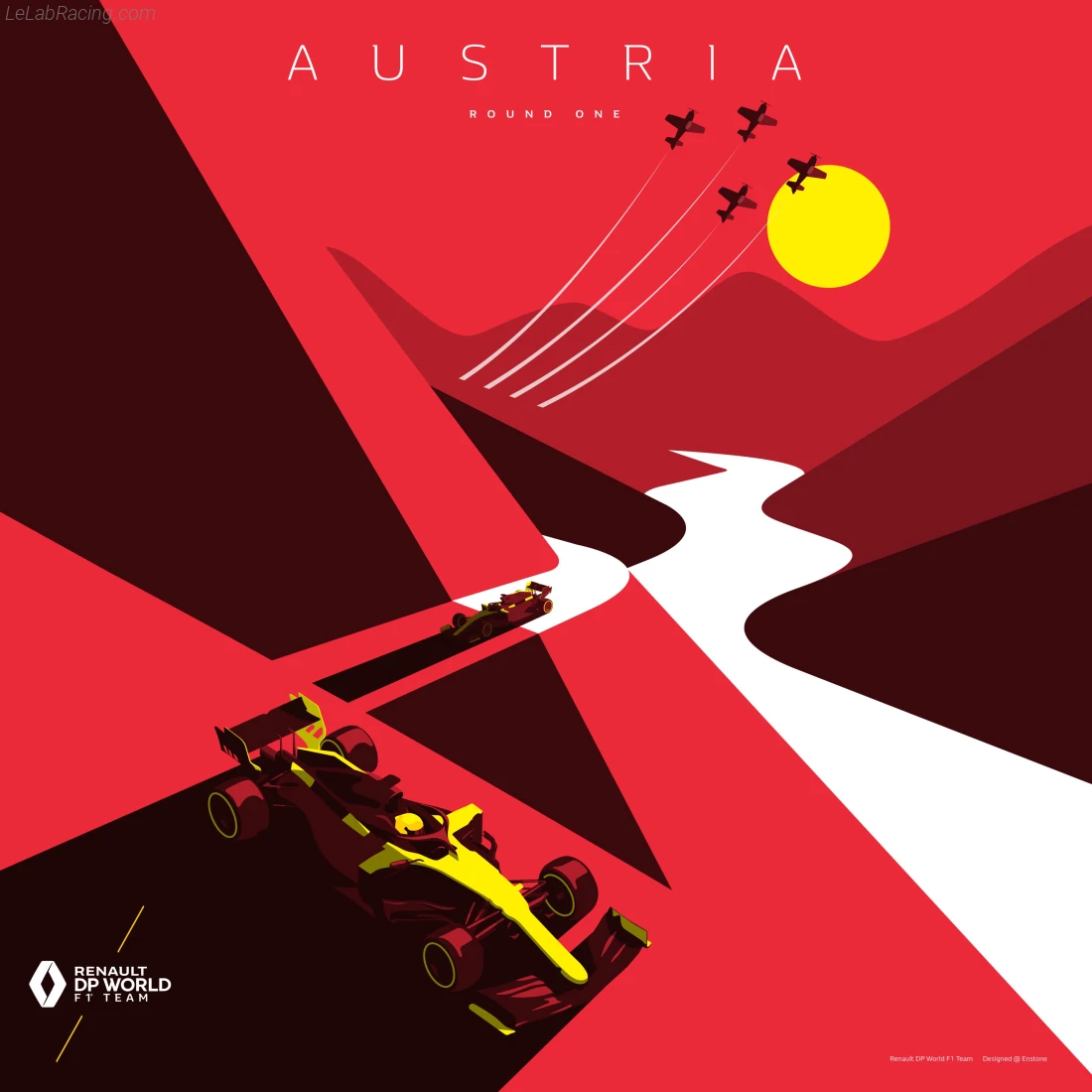 Poster équipe Grand Prix automobile d'Autriche 2020