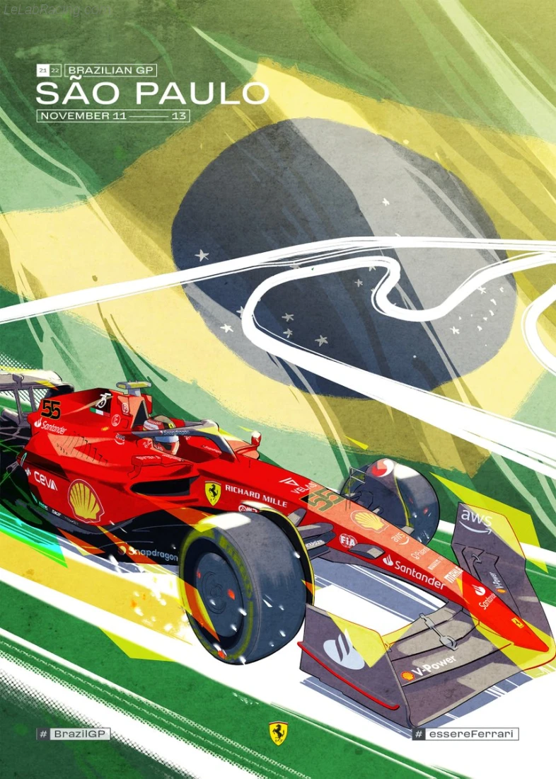 Poster équipe São Paulo Grand Prix