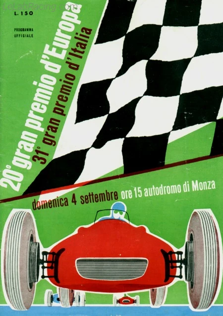 Poster d'un grand prix de la saison de F1 1960