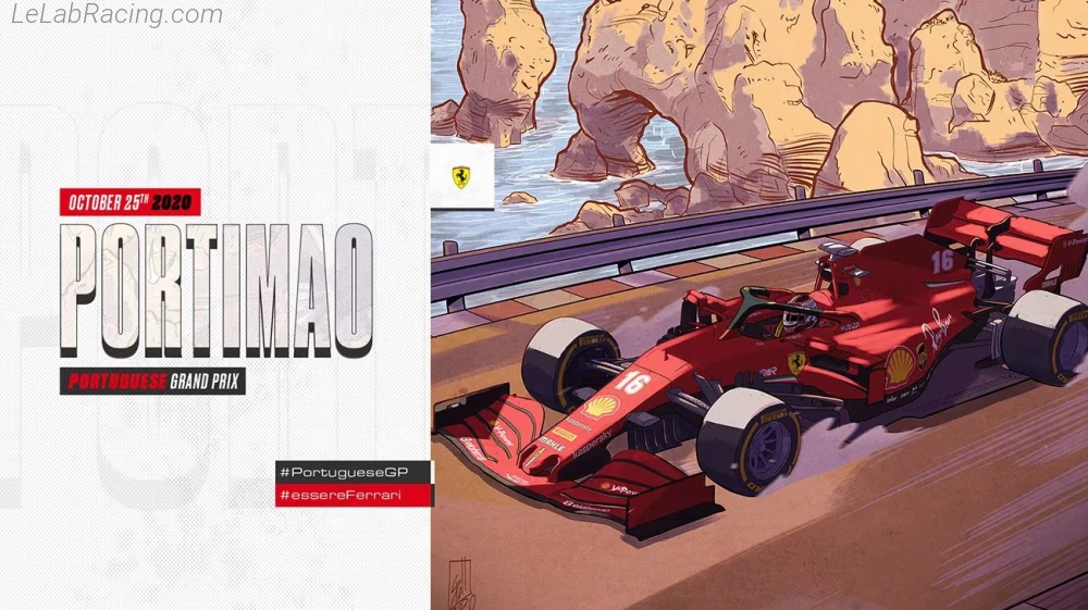 Poster équipe Grand Prix automobile du Portugal 2020