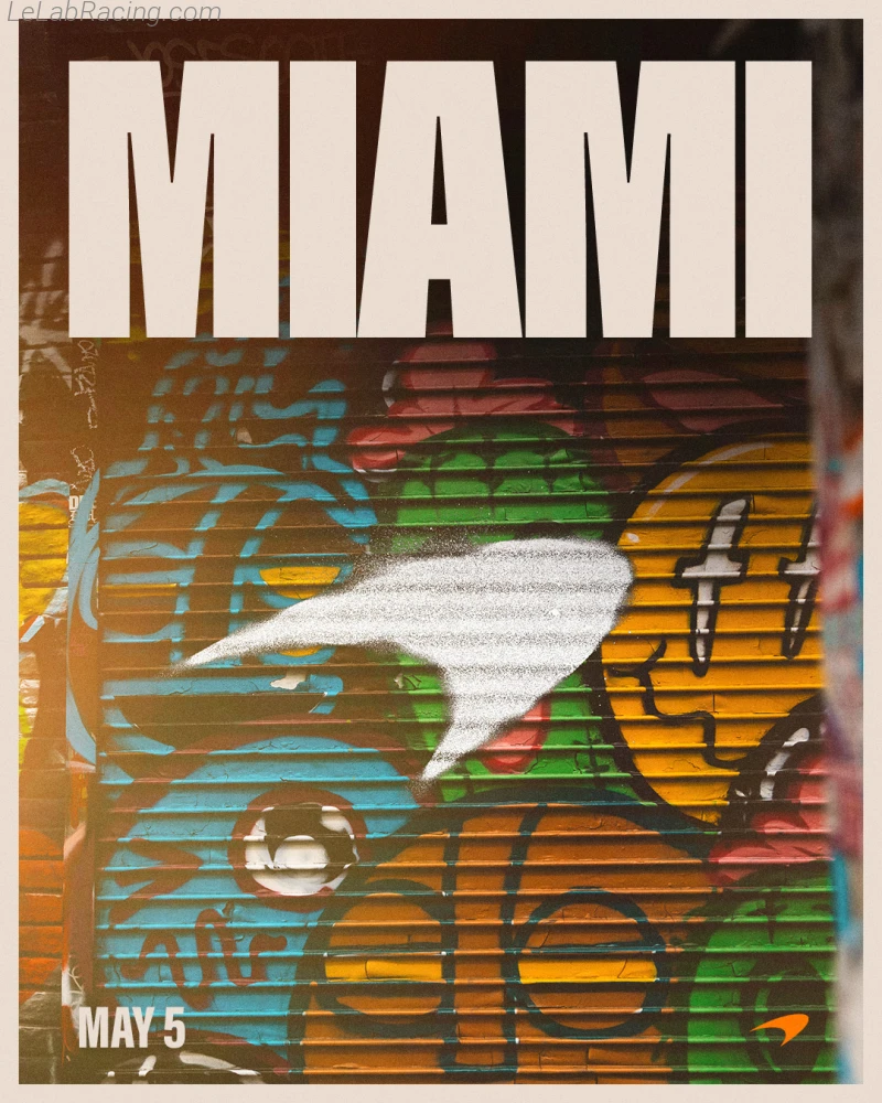 Poster équipe Grand Prix automobile de Miami 2024
