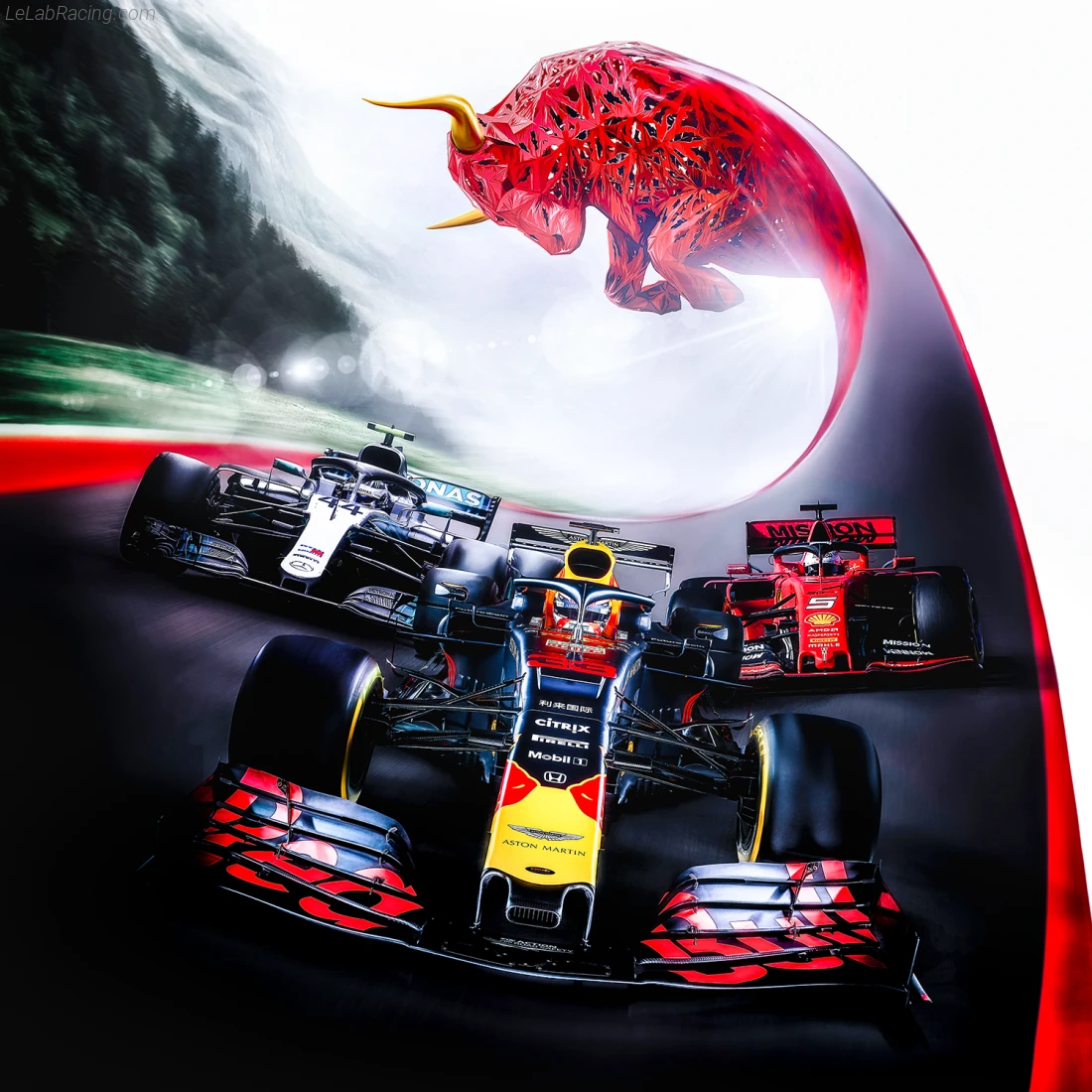 Poster équipe Grand Prix automobile d'Autriche 2020