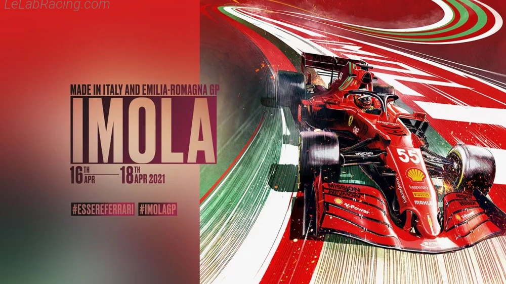 Poster équipe Grand Prix automobile d'Émilie-Romagne 2021