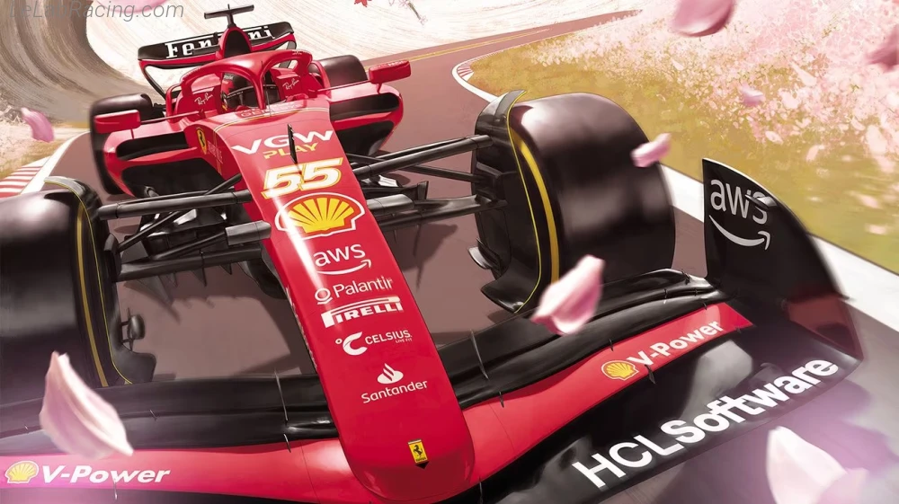 Poster équipe Grand Prix automobile du Japon 2024