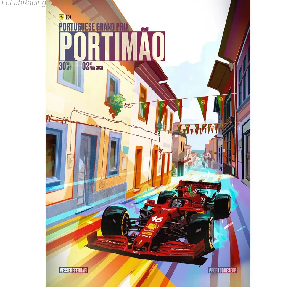 Poster équipe Grand Prix automobile du Portugal 2021