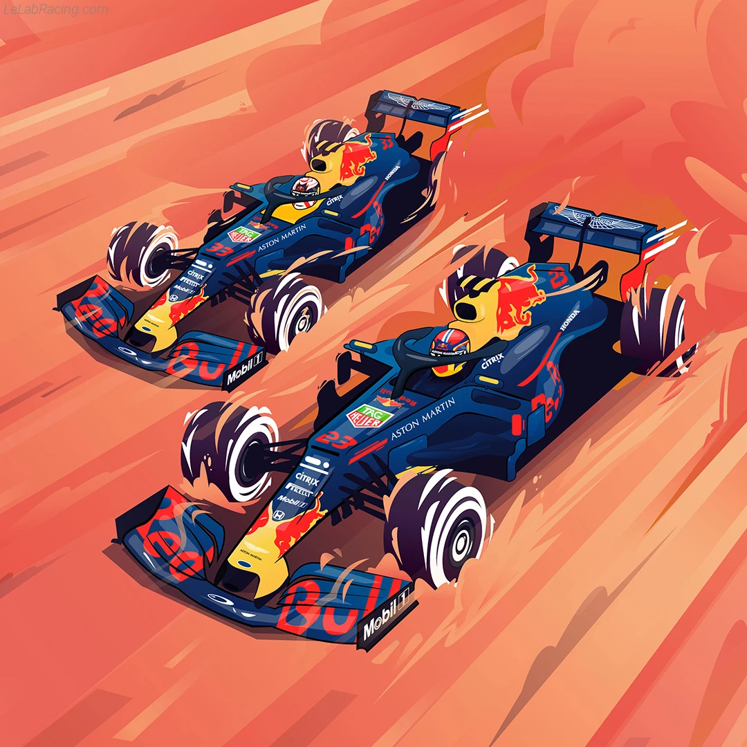 Poster équipe Grand Prix automobile d'Abou Dabi 2019