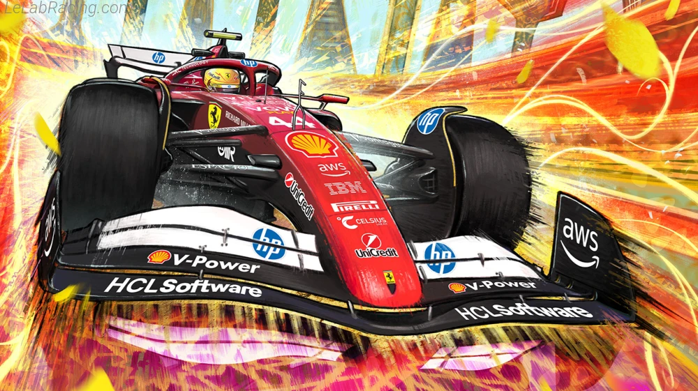 Poster équipe Grand Prix automobile d'Arabie saoudite 2025