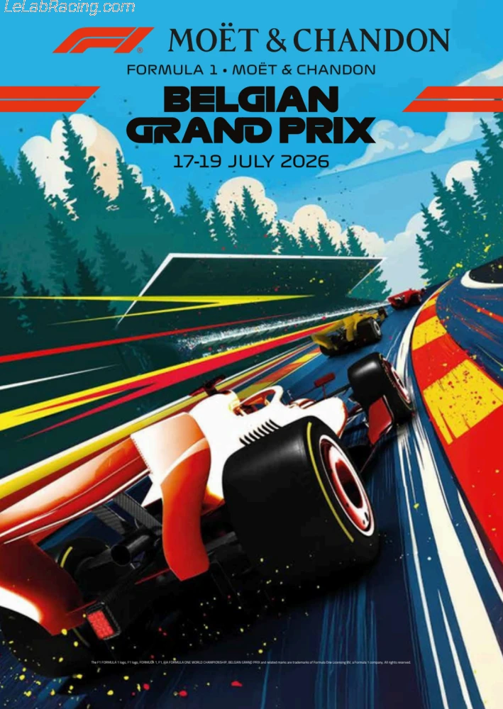 Poster d'un grand prix de la saison de F1 2026