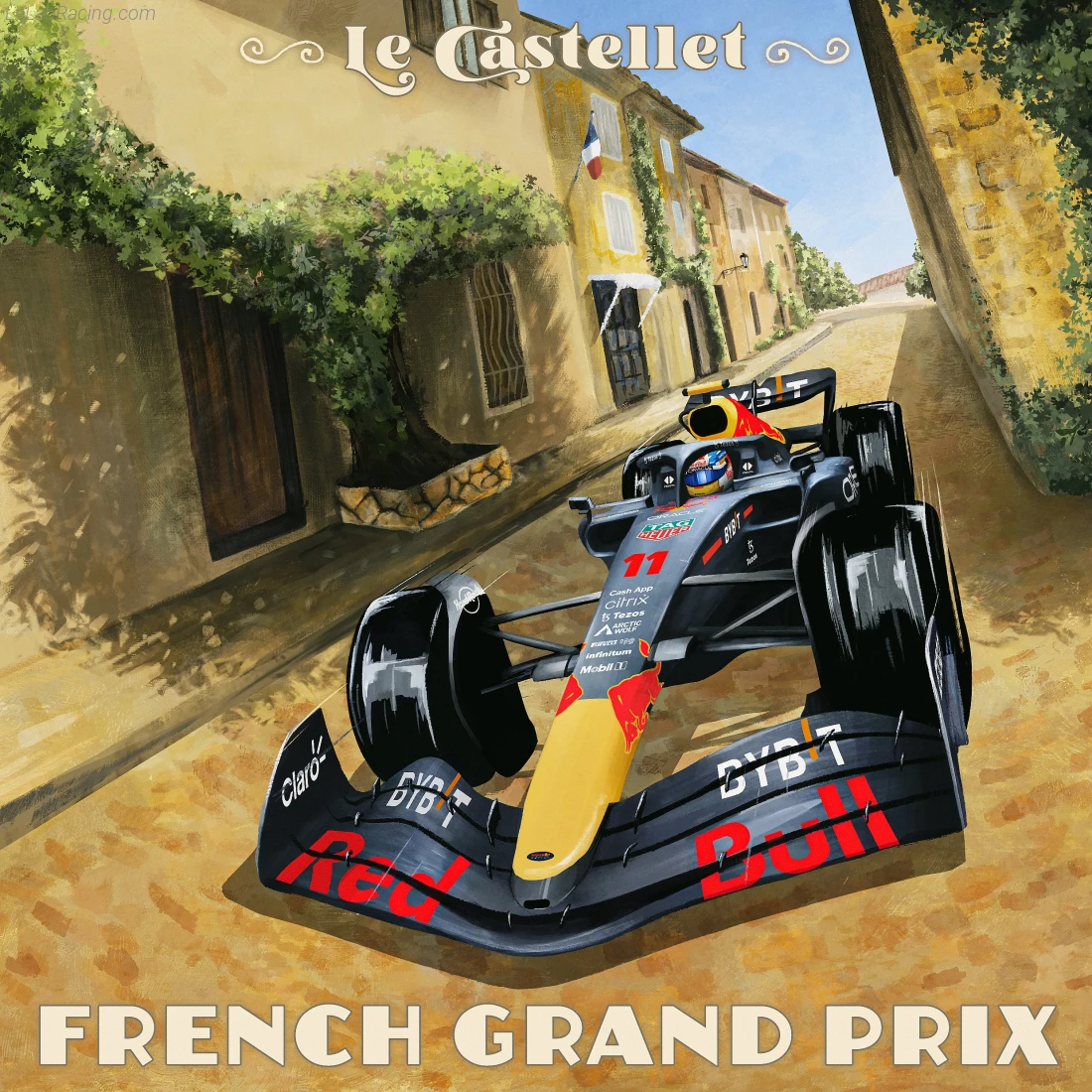 Poster équipe Grand Prix automobile de France 2022