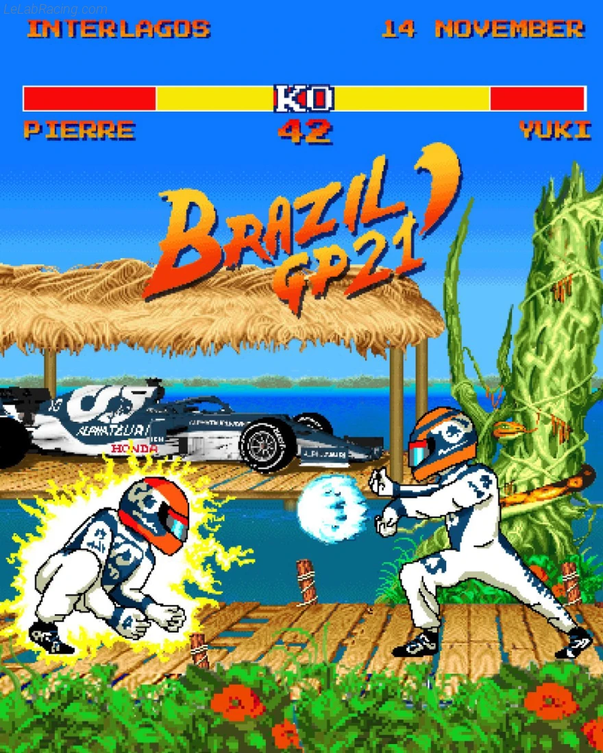 Poster équipe Grand Prix automobile de São Paulo 2021